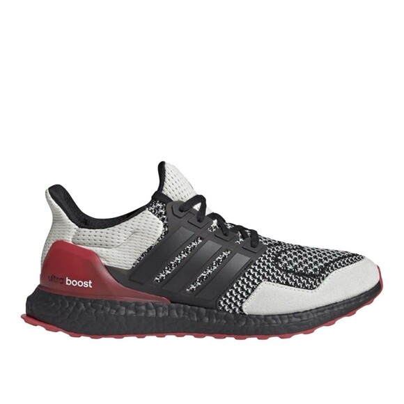 adidas Ultraboost Ultra Boost 1.0 Lace Up Mens Black, White Sneakers Casual NBY main image 6